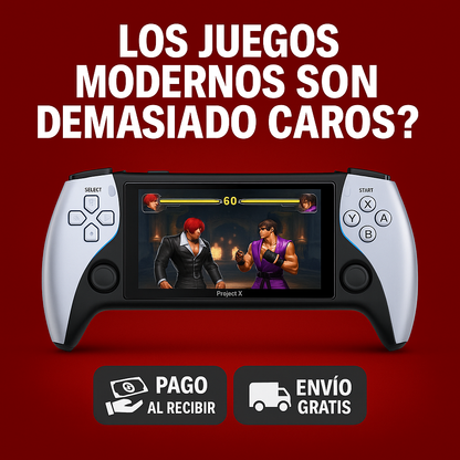 ¡20.000 Juegos en Tu Bolsillo! Consola X9 con Pantalla IPS HD y Batería de Larga Duración.