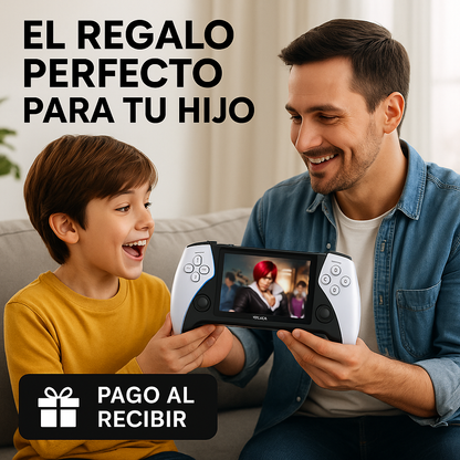 ¡20.000 Juegos en Tu Bolsillo! Consola X9 con Pantalla IPS HD y Batería de Larga Duración.